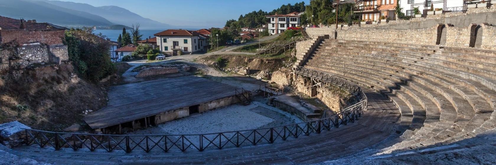 Antiek theater van Ohrid