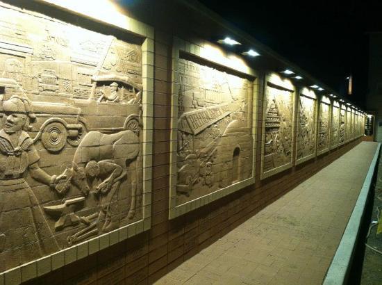 Brick Wall Sculpture